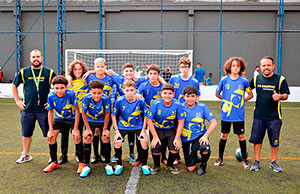 Rumo ao título de campeão: time sub 13 do Colégio Objetivo estreia em campeonato de futebol society