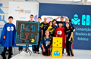 Robótica: repórter Teleco entrevista equipe Tungstênio na RoboCup Junior Brasil – CBR (2022)